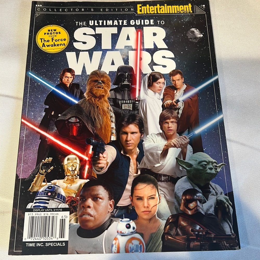 Entertainment weekly magazine with Star Wars